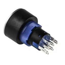 RS PRO Illuminated Push Button Switch Panel Mount 22.2 mm DPDT Green LED 250 V AC, 1758398 image 2