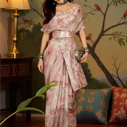 MORDEN MUSE Floral Designer Saree image 3