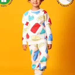Anthrilo Boys Block Builder Printed Long Sleeves Sweatshirt With Joggers-image-6