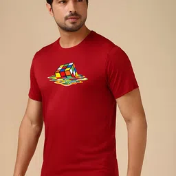 THE BEETEL HOUSE Men Graphic Printed Round Neck T-shirt image 4