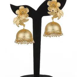 piah Artificial Beaded Jhumkas Earrings-picture-27