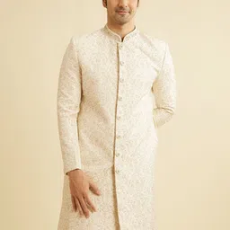 Manyavar Men Embroidered Sherwani Set image 4