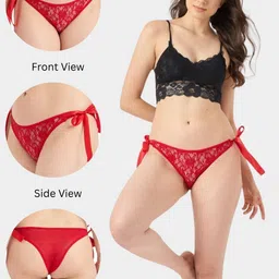NIMRA FASHION Pack Of 2 Self Design Bikini Breifs image 4