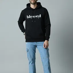 STARFOX Men Graphic Printed Hooded Sweatshirt image 3