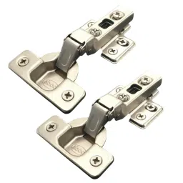 Ebco With 4 Hole Mounting Plate Click On Hinge Primary Series Nickel Plated Finish, Size 35 mm Inset, HC3-I-M1 (Set of 2)-picture-31