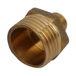 Generic 1/2x1/8 Inch Hex Nipples Pipe Fittings Connectors-Pack of 2 image 2