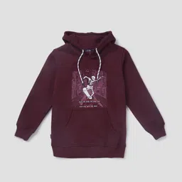 Gini and Jony Boys Printed Hooded Sweatshirt-picture-38