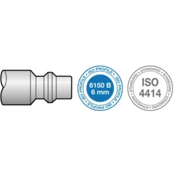 PREVOST Wall Mounted 10m Air Hose Reel, 10 mm Inner Diameter, 14 mm Outer Diameter, 833 LPM Flow Rate, DRFB 1010IS image 2