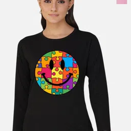 Metronaut Women 2 Printed Bio Finish Applique T-shirt-picture-19