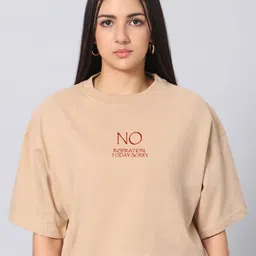 Besick Women Typography Printed T-shirt-picture-36