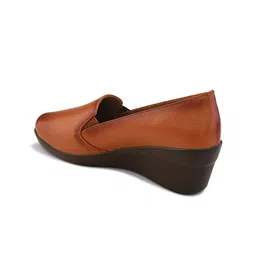 pelle albero Leather Work Wedge Sandals image 5