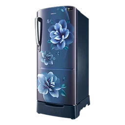 samsung 183 l stylish grandé design single door refrigerator rr20c1823cu vitality blue image 1