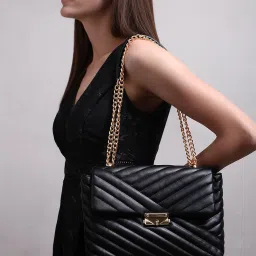 VERO MODA Women Black Sling Bag image 1