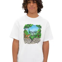 Naturebliss Men Graphic Printed Round Neck Cotton T-shirt-picture-35