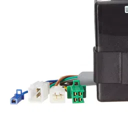 Uno Minda CDI - Black Case, 4 & 2 Pin White Wire Coupler, 1 Pin Black & 4 Pin Green - All Wire Coupler for TVS Scooty Pep+ (CD-2003) image 3