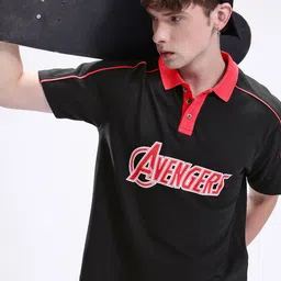 Kook N Keech Marvel Printed Drop-Shoulder Sleeves Oversized Pure Cotton T-shirt-image-89