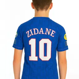dostitch Boys Zidane Football Typography Printed Dri-FIT Regular Fit Sports Tshirts-picture-17