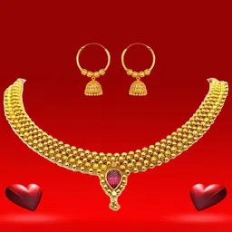 Heer Collection Gold-Plated Jewellery Set image 1
