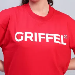 GRIFFEL Printed Pure Cotton Round Neck T-Shirt With Shorts Co-Ords image 5