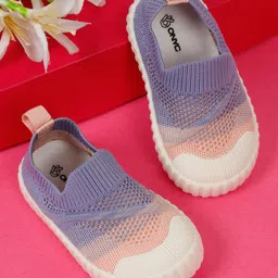 ONYC Mesh Detailed & Colour Blocked Shoes - Purple-picture-24