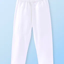 Babyhug Georgette Woven Full Sleeves Floral Embroidered Kurta & Pyjama Set - Red image 4