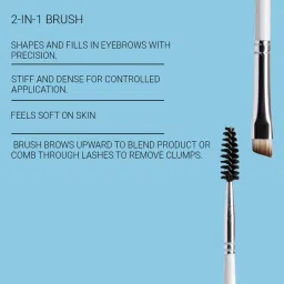 CUFFS N LASHES Fine Angled Brow Brush & Spoolie - DD07 image 5