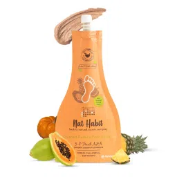 Nat Habit Crushed Pumice Foot Ubtan & Foot Scrub - 3-P Fruit AHA image 2
