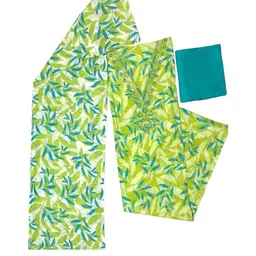 AVNI FASHION Women Sea Green Printed Pure Cotton Unstitched Dress Material-image-78