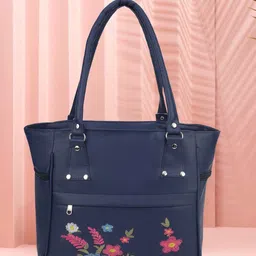 ARK FASHION Floral Embroidered PU Structured Shoulder Bag-picture-38