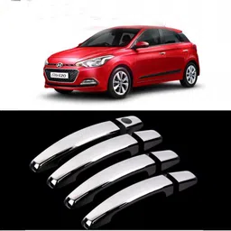 lamkoti Car silver Plated chrome door handle cover for Hyundai Elite i20 Car Car Grab Handle Cover-picture-13