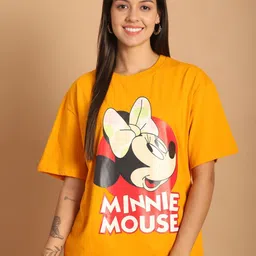 Dreambe Typography Printed Drop-Shoulder Sleeves Pure Cotton Oversized T-shirt-picture-30