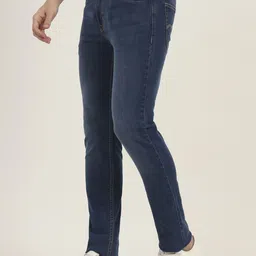 Greenfibre Men Slim Fit Light Fade Stretchable Jeans image 3
