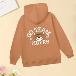 FOREVER FRIDAY Boys Fleece Printed Hooded Sweatshirt-image-0