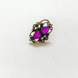 Arte Jewels Artificial Stones and Beads Stud Nosepin image 1