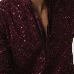 Ethnicity Men Embroidered Regular Kurta with Pyjamas image 4