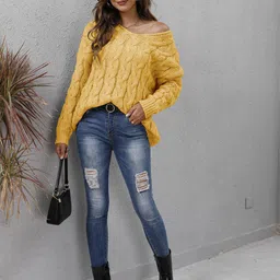 StyleCast Women Cable Knit Pullover-picture-28
