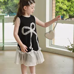 LULU & SKY Colourblocked A-Line Dress image 2