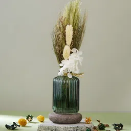 Fabindia Green 1 Pieces Baily Asparagus Artificial Flower With Pot-image-29
