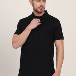JADE BLUE Polo Collar Pure Cotton T-shirt-picture-39
