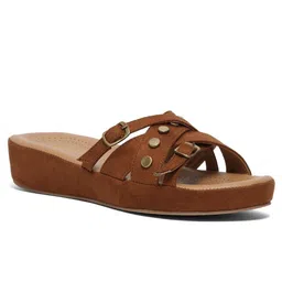 ERIDANI Women Open Toe Flats with Buckles-picture-20