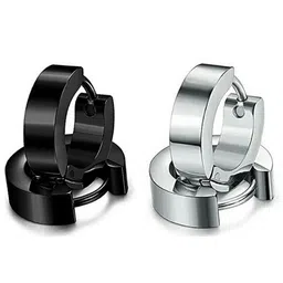 Crazy Fashion Pack Of 2 Contemporary Hoop Earrings-image-65