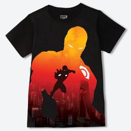 Wear Your Mind Boys Avengers Printed Pockets T-shirt-picture-40