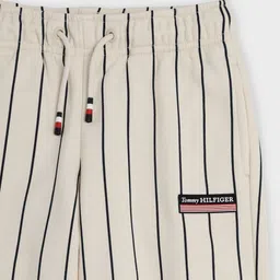 Tommy Hilfiger Europe Boys Striped Relaxed-Fit Mid-Rise Joggers image 3