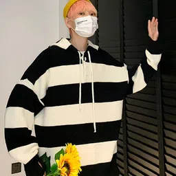 StyleCast x Revolte Men Striped Pullover image 1