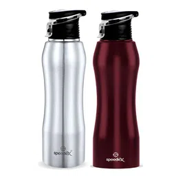 Speedex Silver & Maroon 2 Pieces Stainless Steel Water Bottle - 1000 ml Each-picture-31