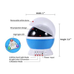 ADKD Pink 360 Degree Moon Night Light Lamp image 4