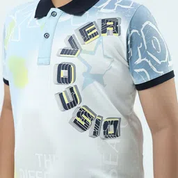 Monte Carlo Boys Typography Printed Polo Collar T-shirt image 3
