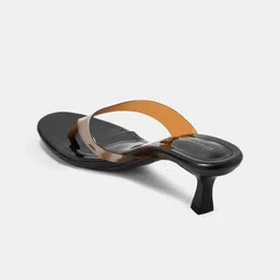 Forever Glam by Pantaloons Embellished PU Block Sandals image 3