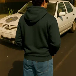 FTX Hooded Long Sleeves Varsity Jacket image 3