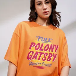 Street By Tokyo Talkies Women Printed Drop-Shoulder Sleeves T-shirt-picture-23